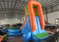 Simplest inflatable water slide inflatable short slide with pool for children outdoor water slide