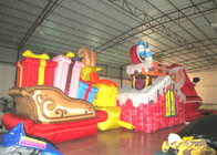 Waterproof PVC Inflatable Christmas Decorations Strong Fabric Inflatable Santa Claus for decoration