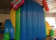 Colourful Blow Up Party Tent Wind Resistant , Outdoor Amusement Park Blow Up Event Tent
