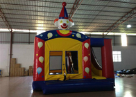 Simple inflatable circus clown bouncy castle PVC material inflatable combo bouncer with slide inflatable jumping house