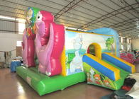 Inflatable Dinosaur Baby Bouncy Castle , Quadruple Stitching Toddler Jumping Castle