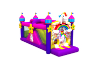 Outdoor Unicorn Theme 4x9.5x4.5m Inflatable Obstacle Courses