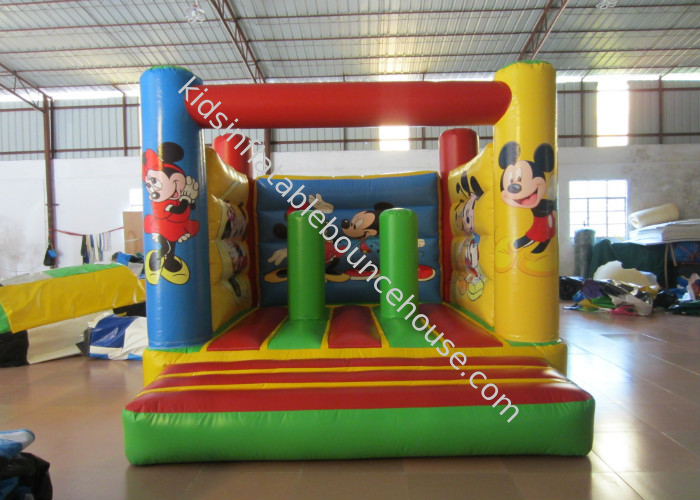 Small size inflatable mickey jumping house PVC inflatable Kindergarten bouncer mini size inflatable bouncy