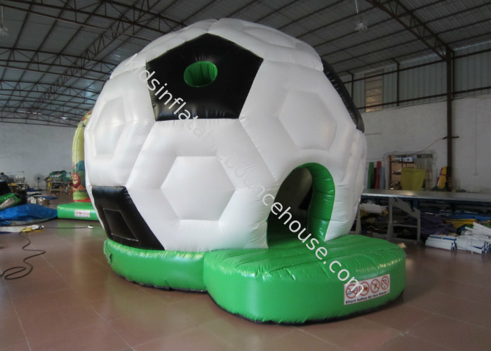 Waterproof PVC Kids Inflatable Bounce House / Classic Inflatable Football Bouncy Castle