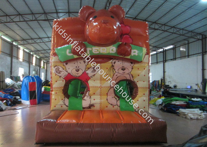 Lovely Obstacle Course Bounce House , Kids Inflatable Obstacle Course 3 X 9x 3m