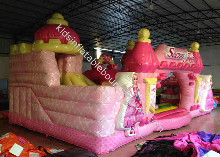 Waterproof Princess Bouncy Castle  Full Digital Printing , Attractive Giant Bouncy House