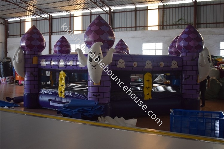 Fun Inflatable Sports Games / Interesting Halloween Round Inflatable Whac - A - Mole Games
