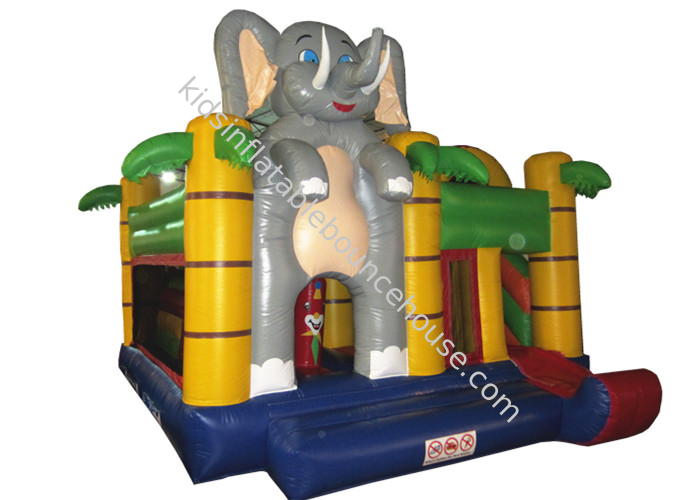 New elephant inflatable combo classic inflatable elephant combo on sale inflatable bouncer combo