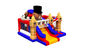 Fireproof Colorful Inflatable Combos Little Brown Bear Theme Castle Inflatable Bounce With Slide