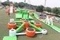 New Colorful Floating Water Park Water Slide On Sea Obstacle Course