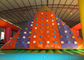 Colourful Iceberg Floating Climbing Wall , Commercial Inflatable Rock Climbing Wall PVC inflatable climbing wall games
