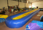 Inflatable Water Playground , Long Stripes Inflatable Single Water Slide 12 X 1.6m