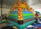 Lovely inflatable giraffe combo Palm tree inflatable bouncy for kids inflatable mini jumping