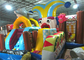 Funny Circus Clown Inflatable Fun City Digital Printing Quadruple Stitching 9 X 10.5 X 6m