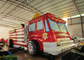 Giant Inflatable Assault Course 9.1 X 3.1 X 4m  , Inflatable Fire Truck Bouncy Assault Course