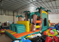 Attractive Palm Tree Inflatable Obstacle Courses 0.55mm Pvc Tarpaulin 12 X 4m