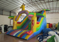 Giraffe arch inflatable standard dry slide animals zoo park inflatable standard slide for children