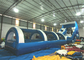 Big Party Commercial Inflatable Water Slides 16 X 3.6 X 6m Silk Printing Safe Nontoxic