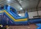 Digital Printing Long Inflatable Giant Slip And Slide , Amusement Park Outdoor Water Slides