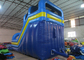 Digital Printing Long Inflatable Giant Slip And Slide , Amusement Park Outdoor Water Slides