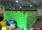 Inflatable soft moutain sport game inflatable jumping hill with safety net