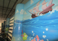 Digital Paintingbounce House Indoor Playground , Undersea World Blow Up Playhouse