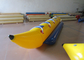Sealed Inflatable Water Games Flying Float Banana 4 People Seats PVC Material