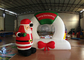 Strong Oxford Outdoor Christmas Blow Ups , Snowman Inflatable Christmas Lawn Decorations