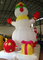 Customized Holiday Inflatable Christmas Decorations Snowman 3.5 X 2.5 X 4m