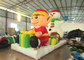 Commercial Snowman Large Christmas Inflatables , Cartoon Inflatable Holiday Decorations