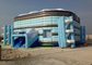 Big Football Station Kids Inflatable Playground , Big Party Inflatable Football Court