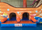 Attractive Pirate Ship Slide Inflatable , Kindergarten Baby Games Blow Up Pirate Ship