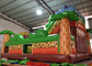 Savanna Slide Inflatable Bounce House , Amusement Park Inflatable Bouncy Castle