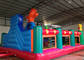 Outdoor Big Party Pendulous Inflatable Fun City 8 X 7m 0.55mm Pvc Tarpaulin
