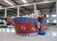 Large  Kids Outdoor Inflatable Pirate Ship Fire Resistance PVC digital painting inflatable pirate boat jump house