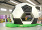 Football Design Bounce Round Bounce House , Soft Inside Bounce House Fire Resistance