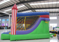 Colorful Combo Games Inflatable Jump House 0.55mm Pvc Tarpaulin Fireproof Nontoxic