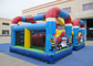 Outdoor Police Station Design Inflatable Fun City Waterproof For Amusement Park Double jumping area inflatable jumping