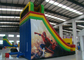 Spiderman Theme Commercial Inflatable Water Slides 8 X 5 X 7m Enviroment - Friendly