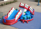 Attractive Funny Inflatable Obstacle Courses Outdoor Games Digital Printing inflatable mushroom slide