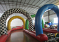 Amusement Park Inflatable Sports Games / Race Track 15.2 X 7.6 X 3.5m Enviroment - Friendly