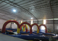 Outdoor Race Track Inflatable Sports Games 12 X 12m 0.55mm Pvc Tarpaulin Fireproof