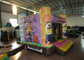 Minions Inflatable Jump House 0.55mm Pvc Tarpaulin 3.8 X 2.8m For Children Party