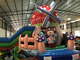 Durable Inflatable Bounce House Beautiful Inflatable mushroom bouncer inflatable farm jumping with fence around