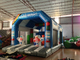 Wide Inflatable Car Wash Themed Jump House Inflatable Children Bounce With Slide