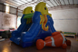 Small Tortoise Inflatable Water Slide / Cute Blow Up Seahorse PVC Slide With Pool
