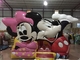 Classic disney cartoon mickey inflatable jump house fun PVC inflatable mickey castle bouncy commercial inflatable bounce