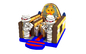 Egyptian Mummy Pharaohs Themed Inflatable Jump House Without Roof 4.5x7x4m