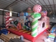 Colorful Commercial Inflatable Candy Castle Bounce House For Christmas Decoration