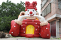 Commericlal Giant Inflatable High Dry Slide Circus Clown Eco - Friendly